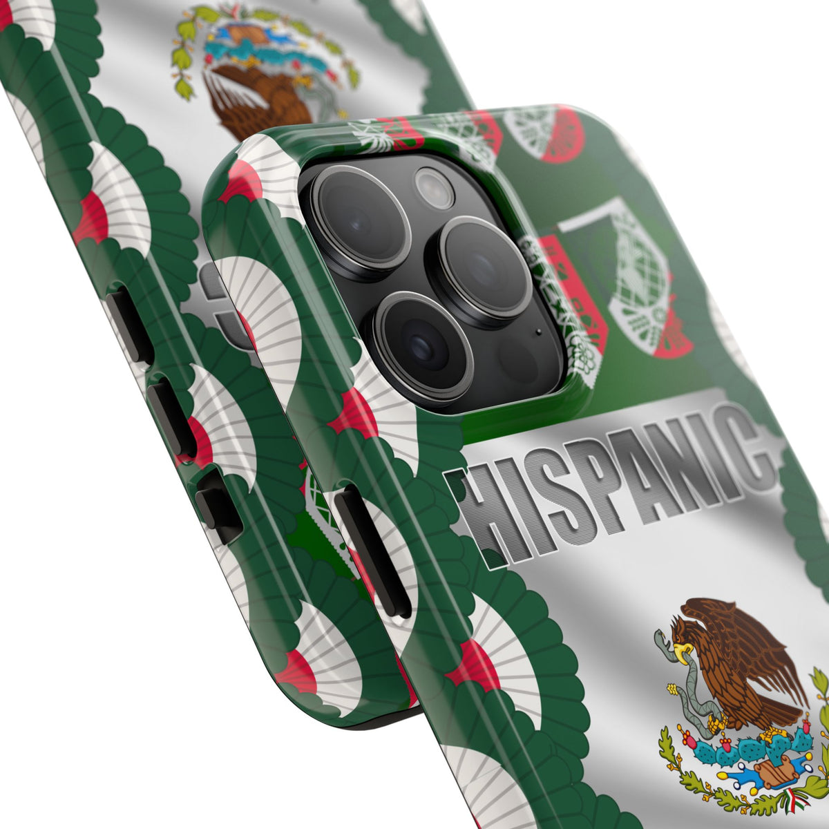 Hispanic Mexican Heritage Flag Eagle Graphic
