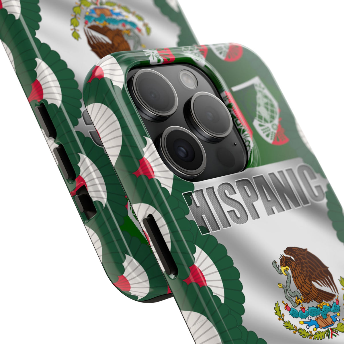 Hispanic Mexican Heritage Flag Eagle Graphic