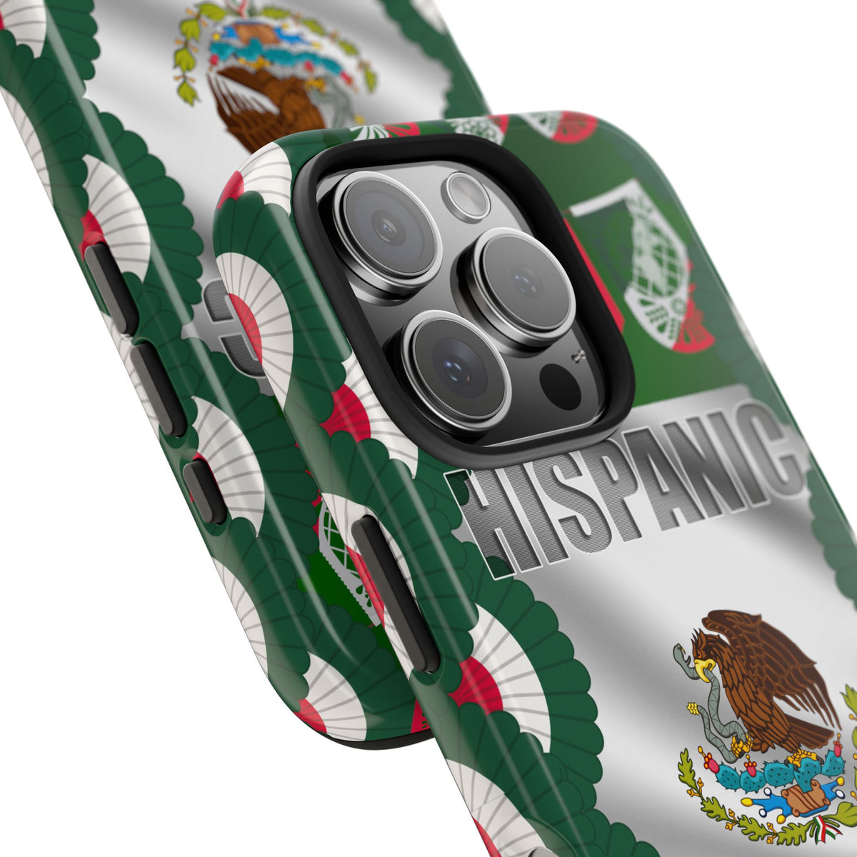 Hispanic Mexican Heritage Flag Eagle Graphic