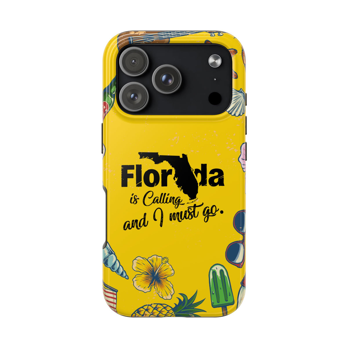 Florida Is Calling And I Must Go Map Graphic