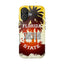 Florida Sunshine State Retro Sunburst Palm