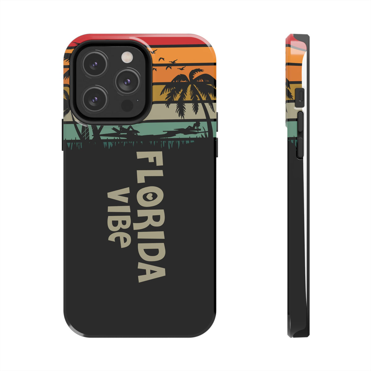Florida Vintage Summer Vibes Beach Sunset Graphic